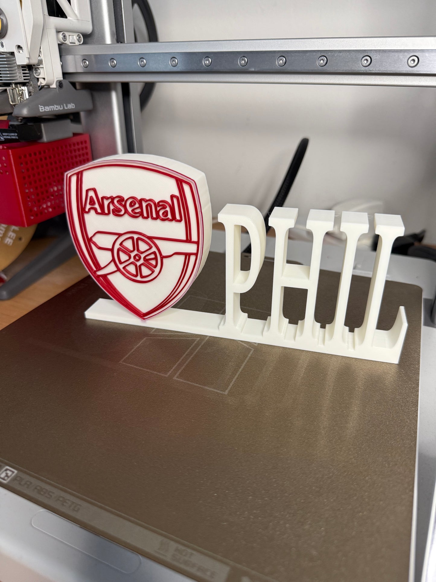 Arsenal Custom Name Plaque