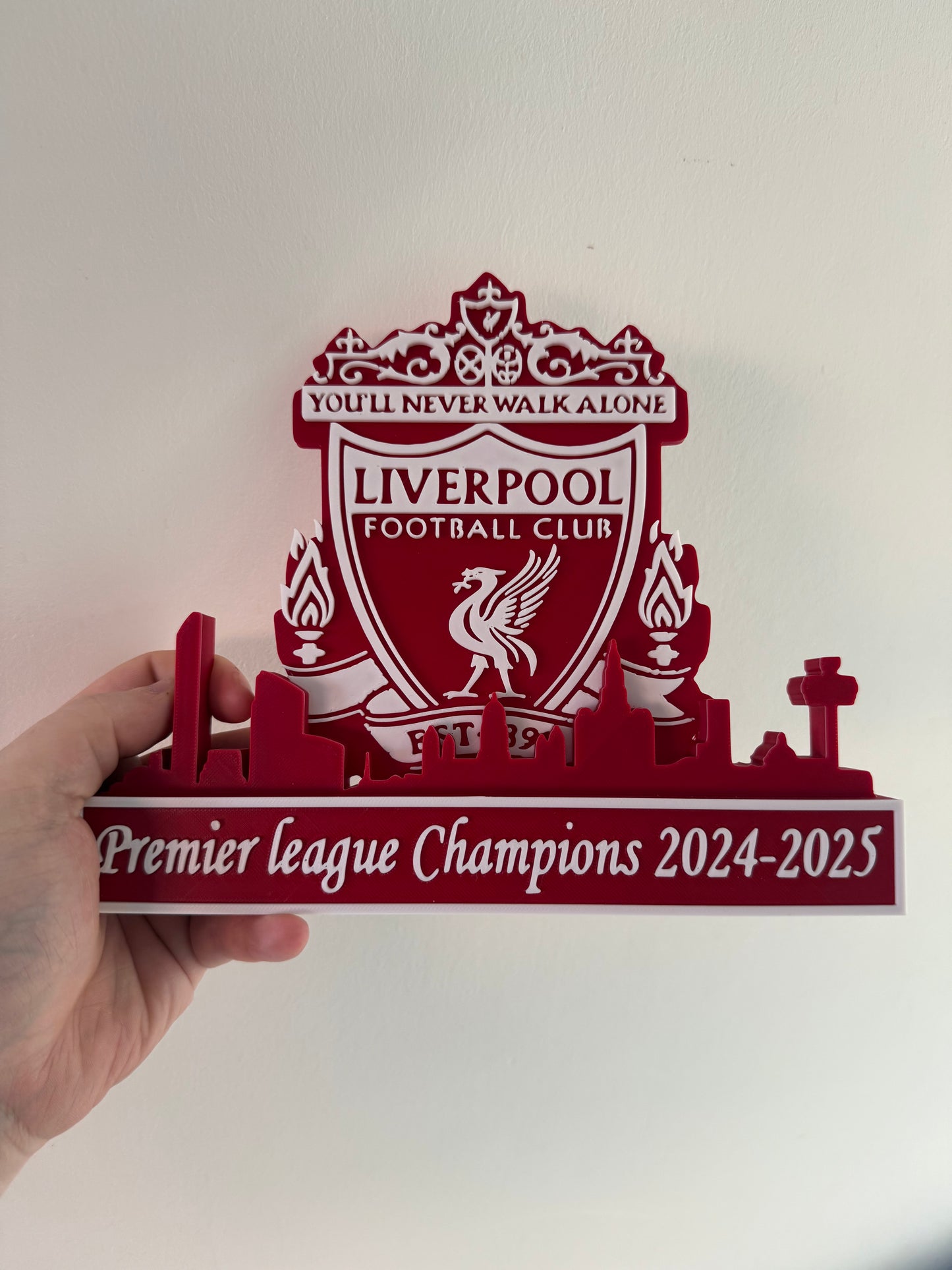 Liverpool Premier League Champions 24/25 Black And Gold