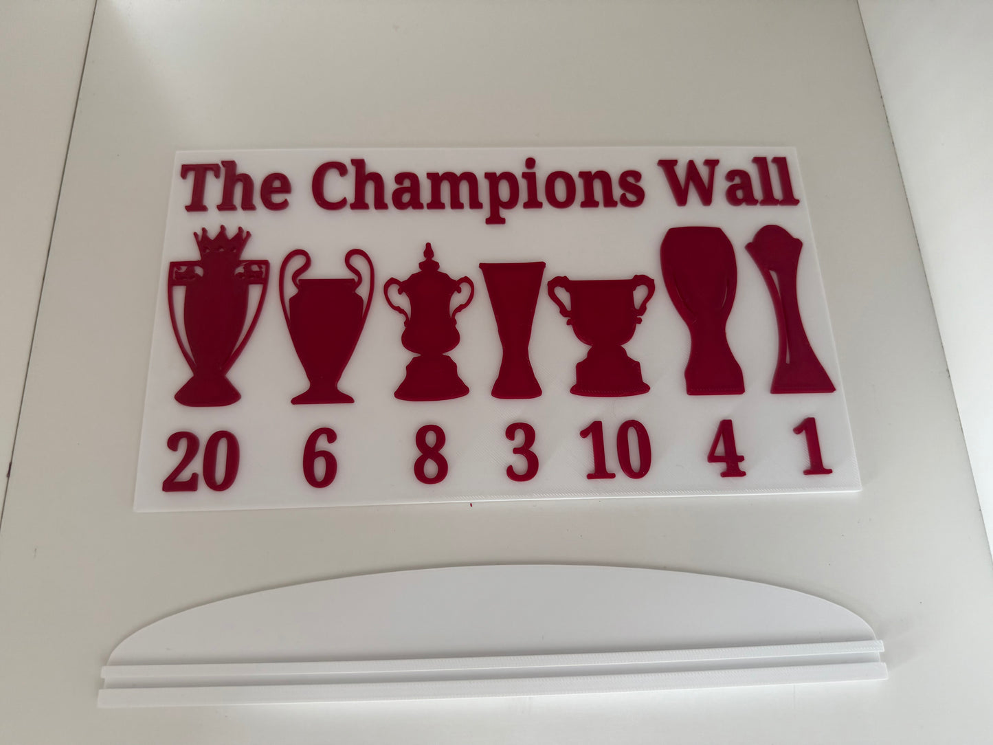 Liverpool Champions Wall Plaque With Stand
