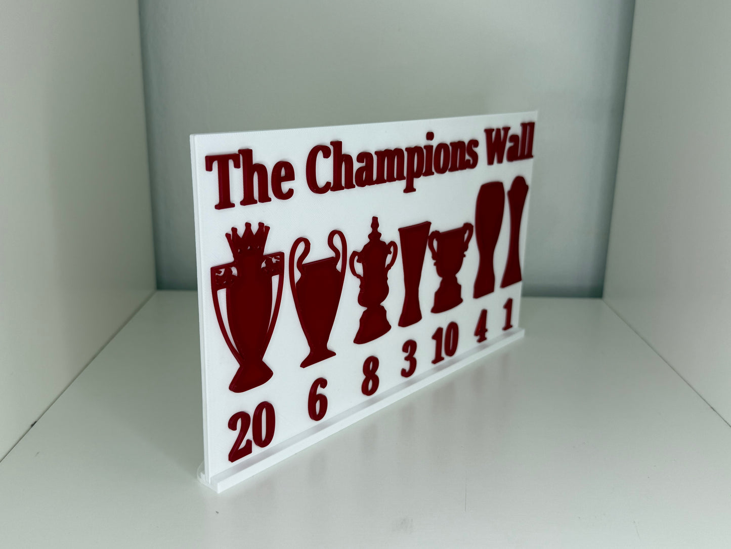Liverpool Champions Wall Plaque With Stand