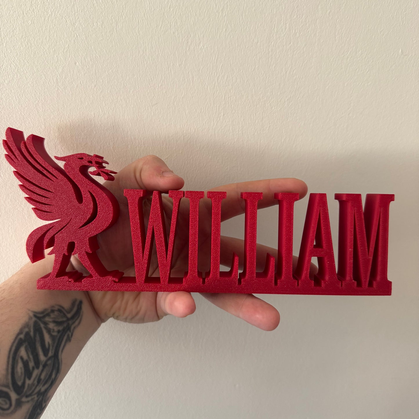Liverpool Liverbird Custom Name Plaque