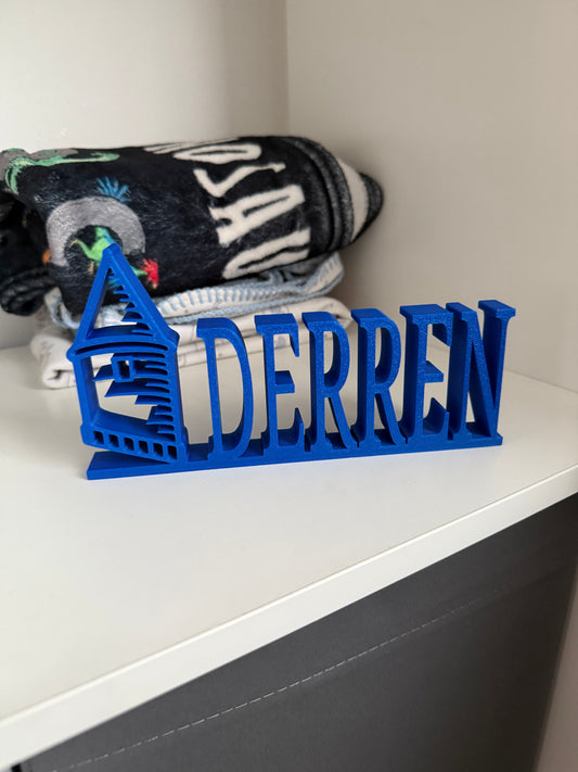 Everton Tower Custom Name Plaque