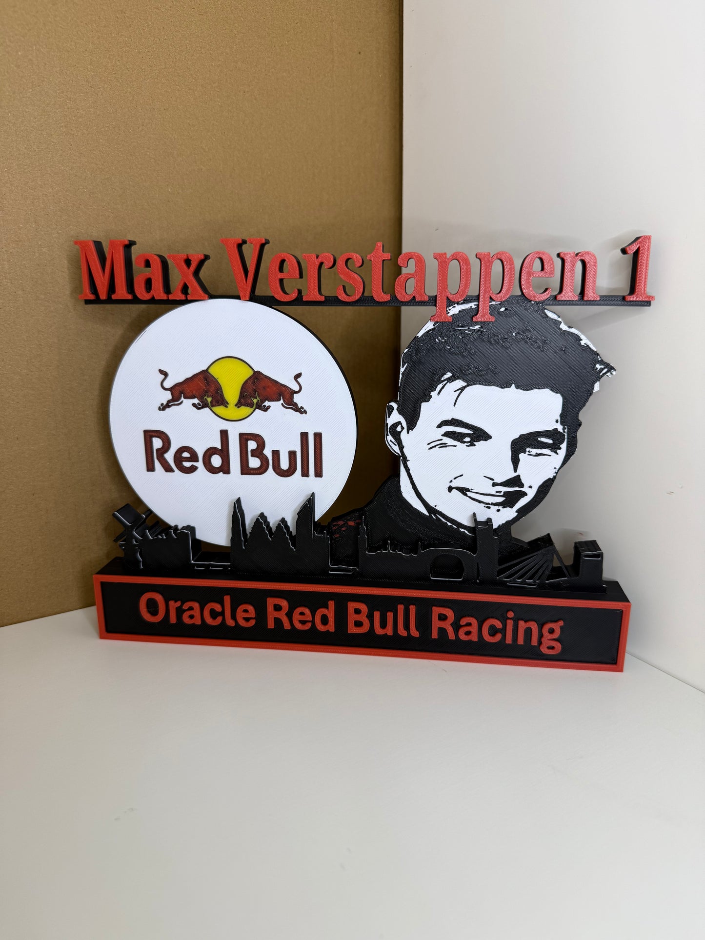 Max Verstappen Skyline Plaque
