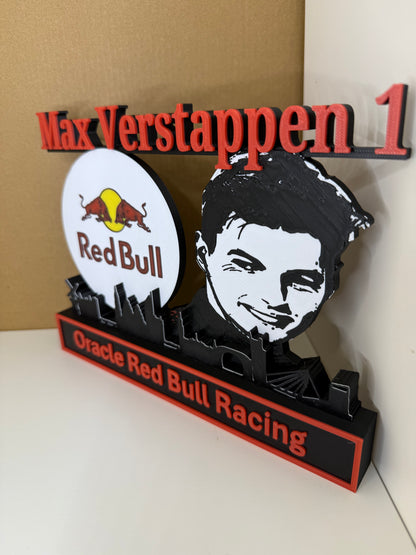 Max Verstappen Skyline Plaque