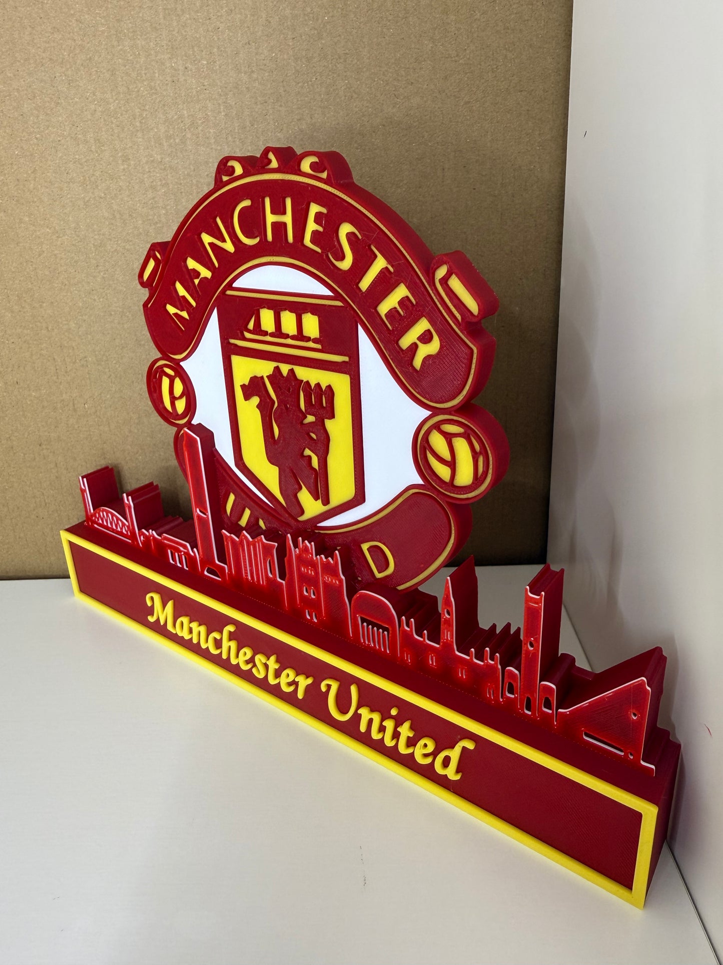 Manchester United Skyline Plaque