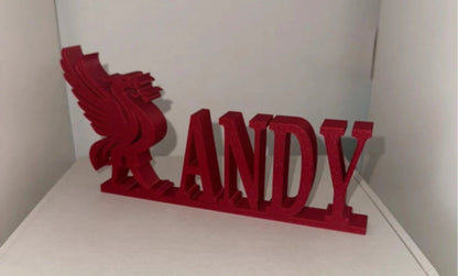 Liverpool Liverbird Custom Name Plaque